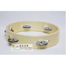 Single Row Tambourine Headless  單排搖鈴/鈴圈 8"